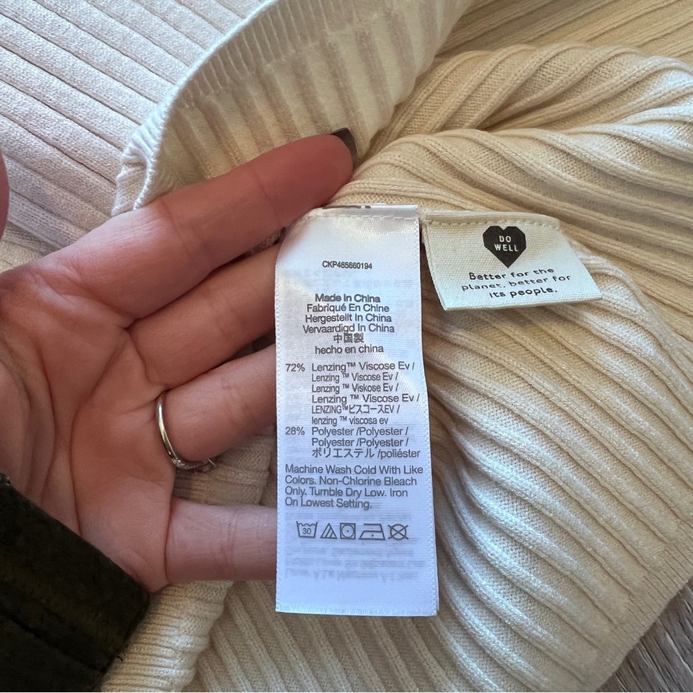 Madewell pearson mock neck sweater tank - Picture 7 of 9